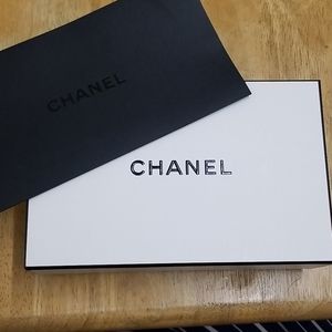 Chanel Accessories Paper Gift Box w Black Envelope